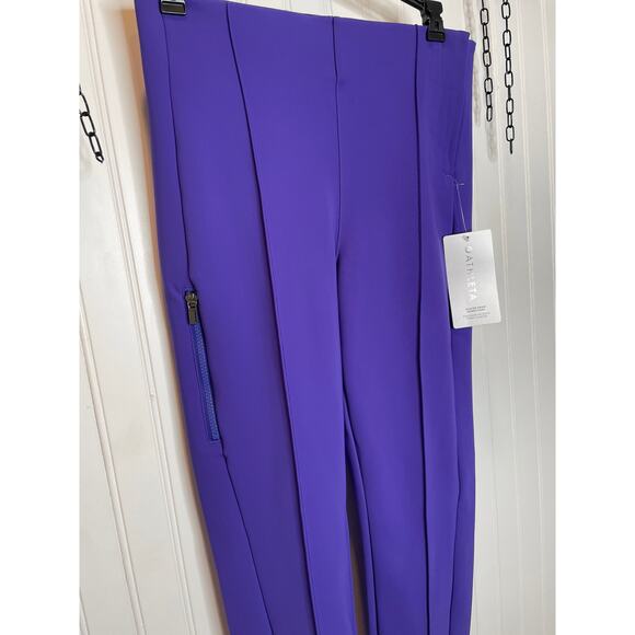 NWT ATHLETA Glacier Snow Skinny Ski Pant Noble Blue (Purple) Womens Size 8 - Picture 4 of 9